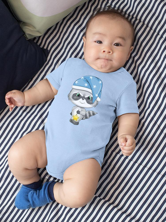Pajama Raccoon. Bodysuit -Image by Shutterstock