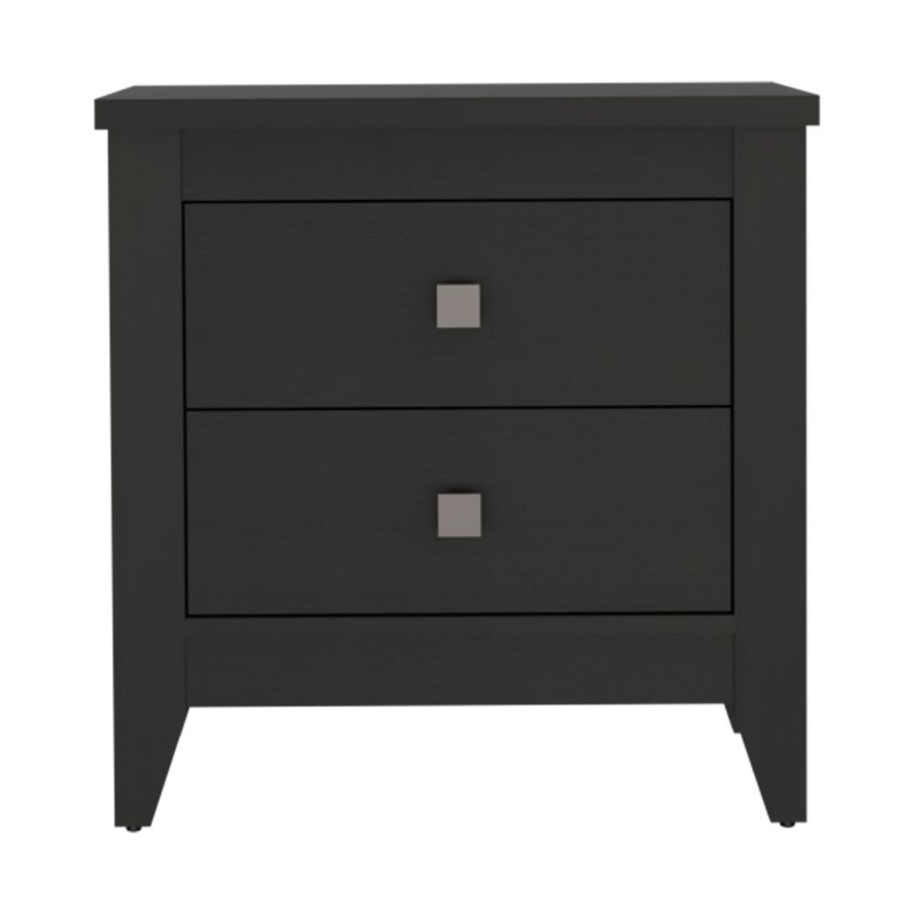 Oasis Nightstand, Two Shelves, Four Legs, Superior Top