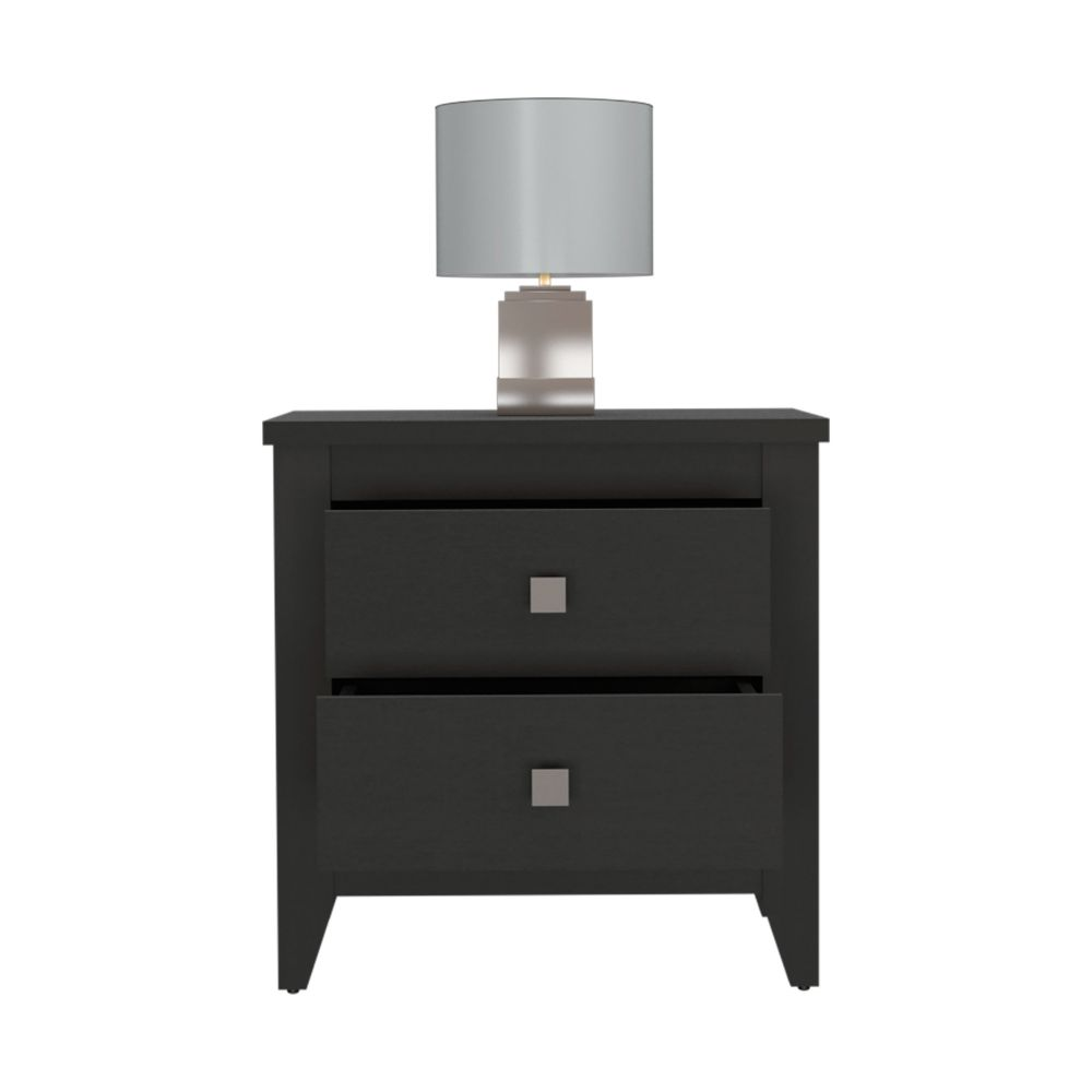 Oasis Nightstand, Two Shelves, Four Legs, Superior Top