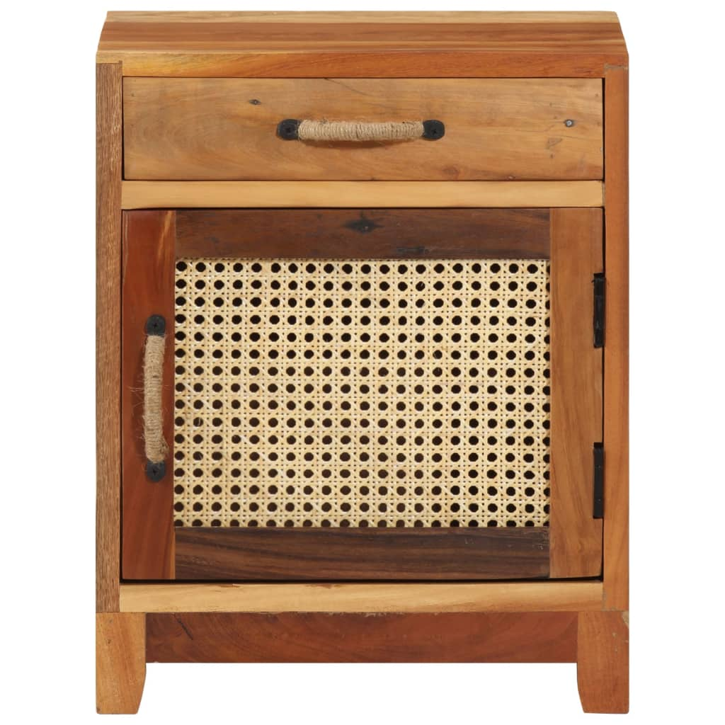 vidaXL Bedside Cabinet 15.7"x11.8"x19.7" Solid Reclaimed Wood