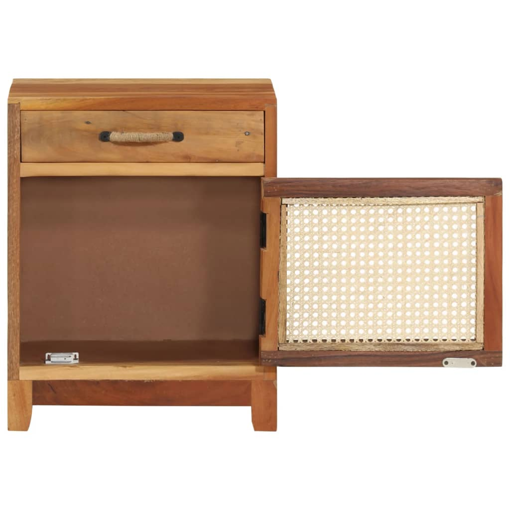 vidaXL Bedside Cabinet 15.7"x11.8"x19.7" Solid Reclaimed Wood
