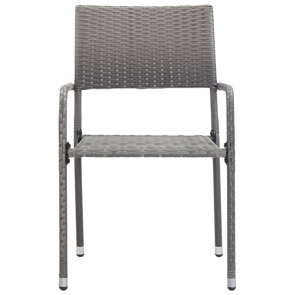vidaXL 5 Piece Patio Dining Set Anthracite