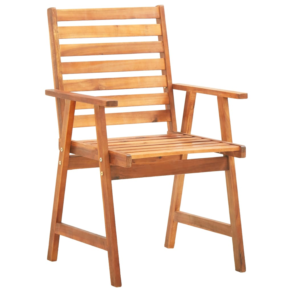 vidaXL 3 Piece Patio Dining Set Solid Wood Acacia