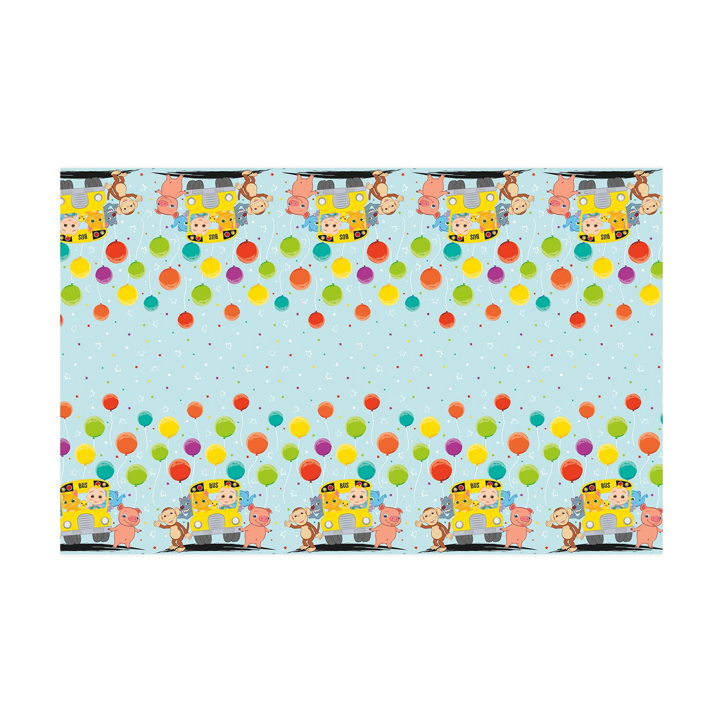 Cocomelon Rectangular Plastic Table Cover 54 in x 84 in