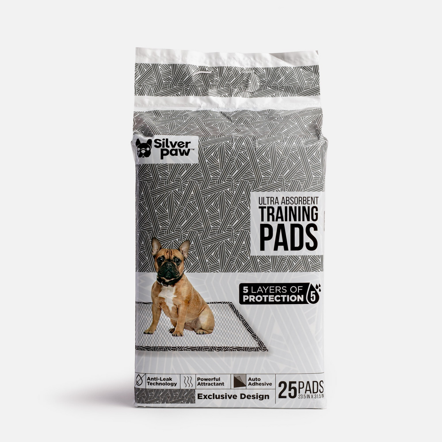 Printed Dog Training Pads - B&W (Bundle Savings)