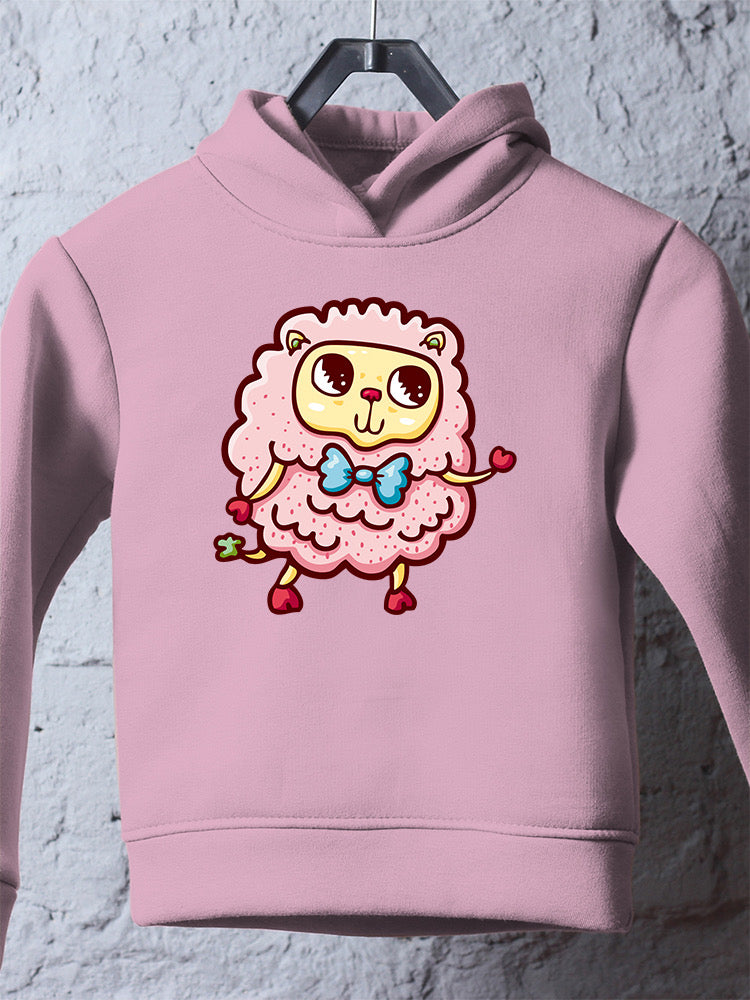 A Cute Sheep Looking Up Hoodie -Image by Shutterstock