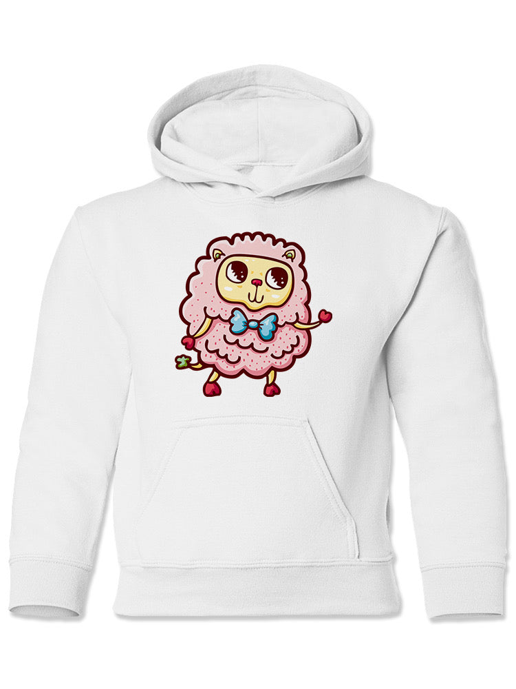 A Cute Sheep Looking Up Hoodie -Image by Shutterstock
