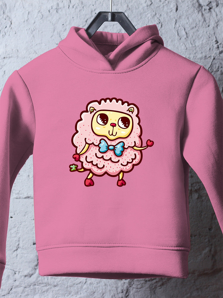 A Cute Sheep Looking Up Hoodie -Image by Shutterstock