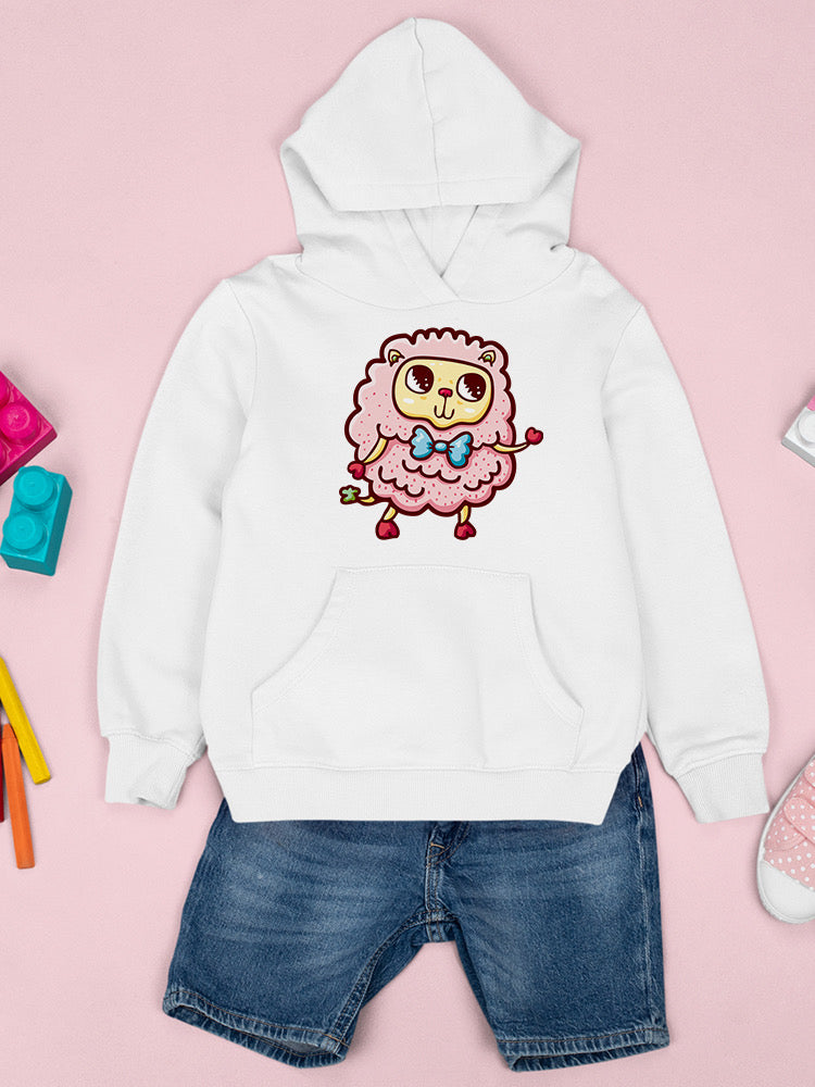 A Cute Sheep Looking Up Hoodie -Image by Shutterstock