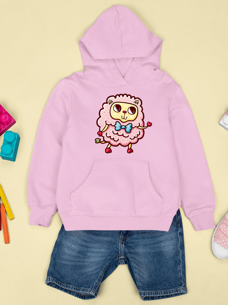 A Cute Sheep Looking Up Hoodie -Image by Shutterstock