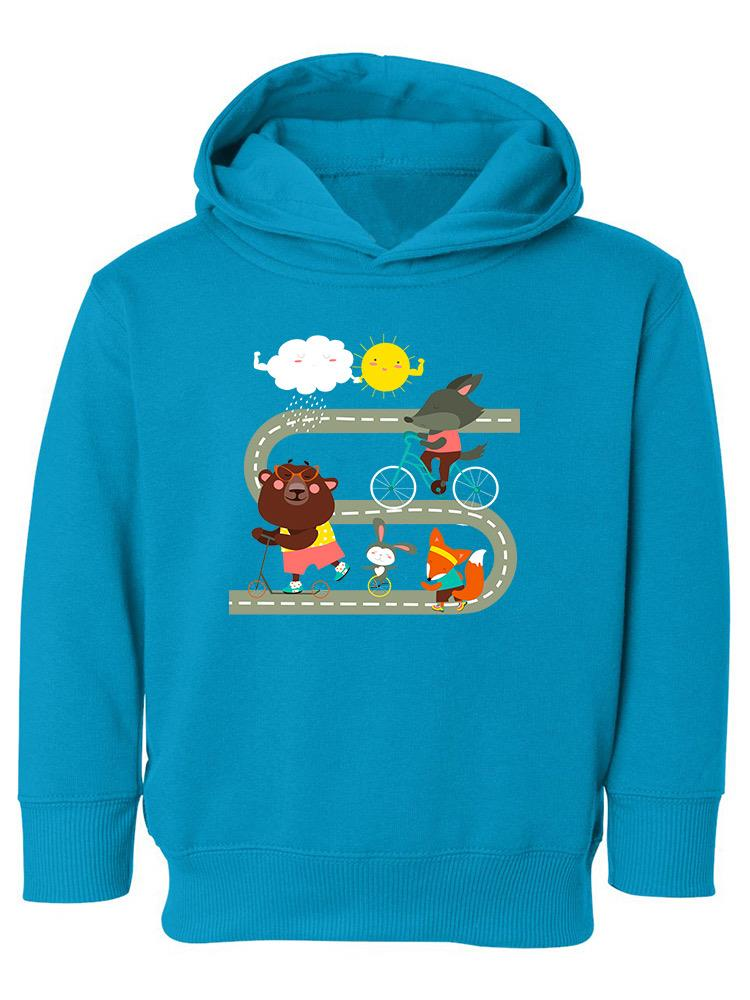 Animals Doing Activities Hoodie -Image by Shutterstock