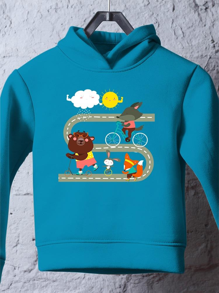 Animals Doing Activities Hoodie -Image by Shutterstock