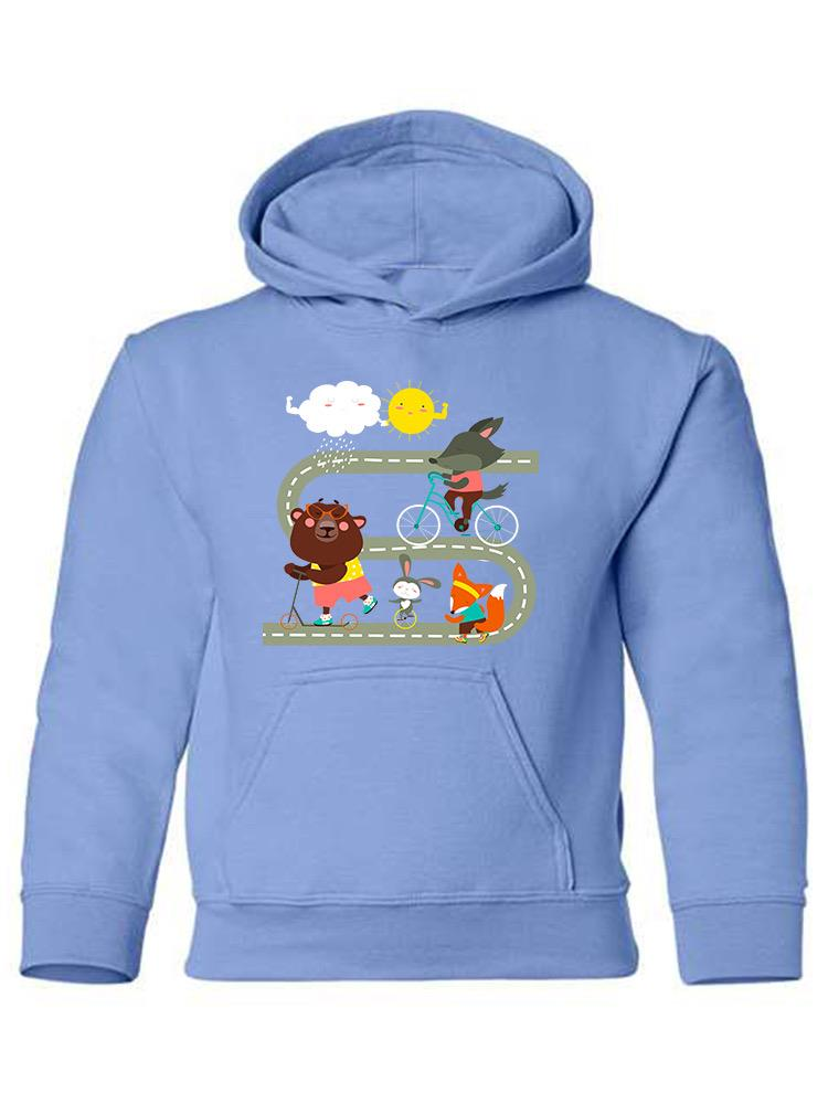 Animals Doing Activities Hoodie -Image by Shutterstock