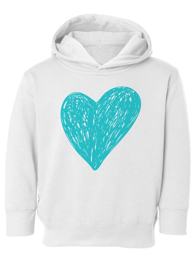 Scribbled Heart Hoodie -Image by Shutterstock
