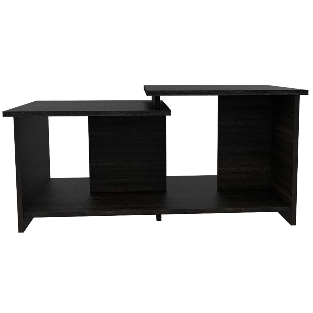 Coffee Table Rochester, Lower Open Shelf, Carbon Espresso Finish
