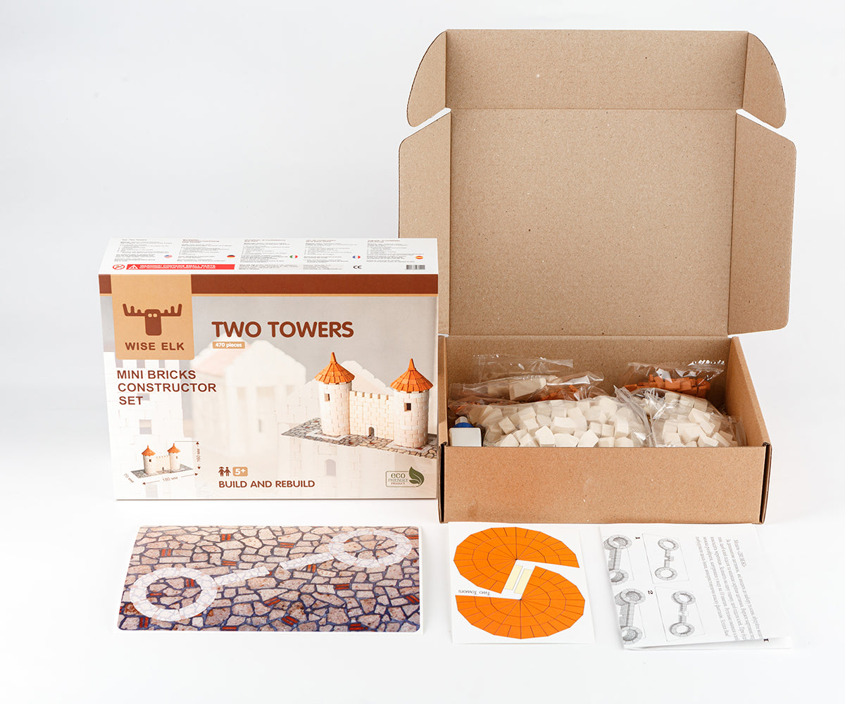 Mini Bricks Construction Set - Two Towers