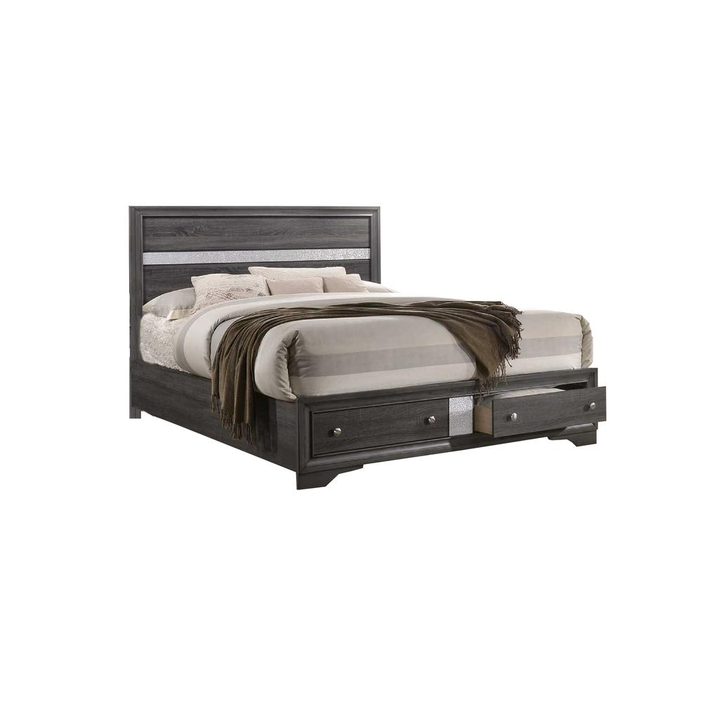 David 6-Piece Bedroom Set w/ Chest and Two Nightstand - Full