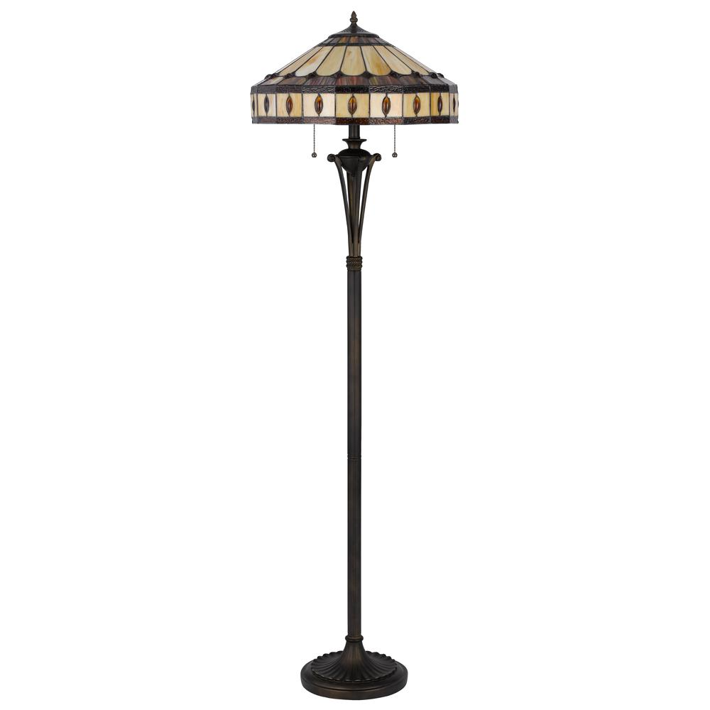 60W x 2 Tiffany floor lamp