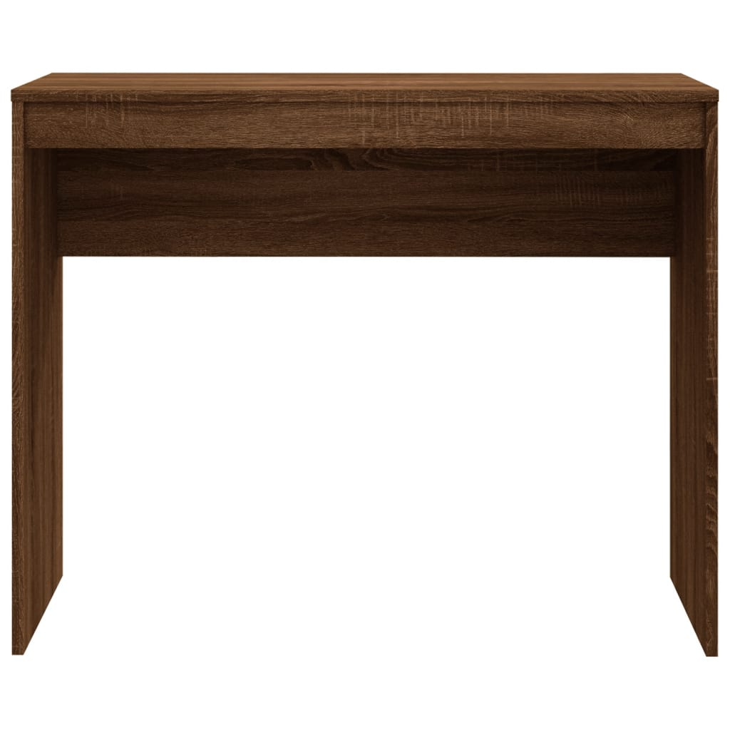 vidaXL Desk Brown Oak Engineered Wood