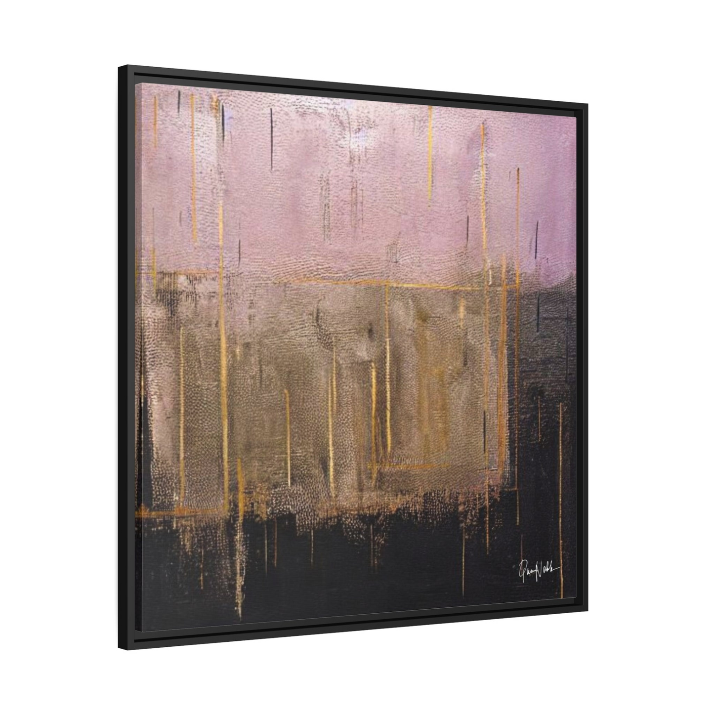 Canvas Wall Art Matte With Frame & Eco- Friendly PINK By QueenNoble