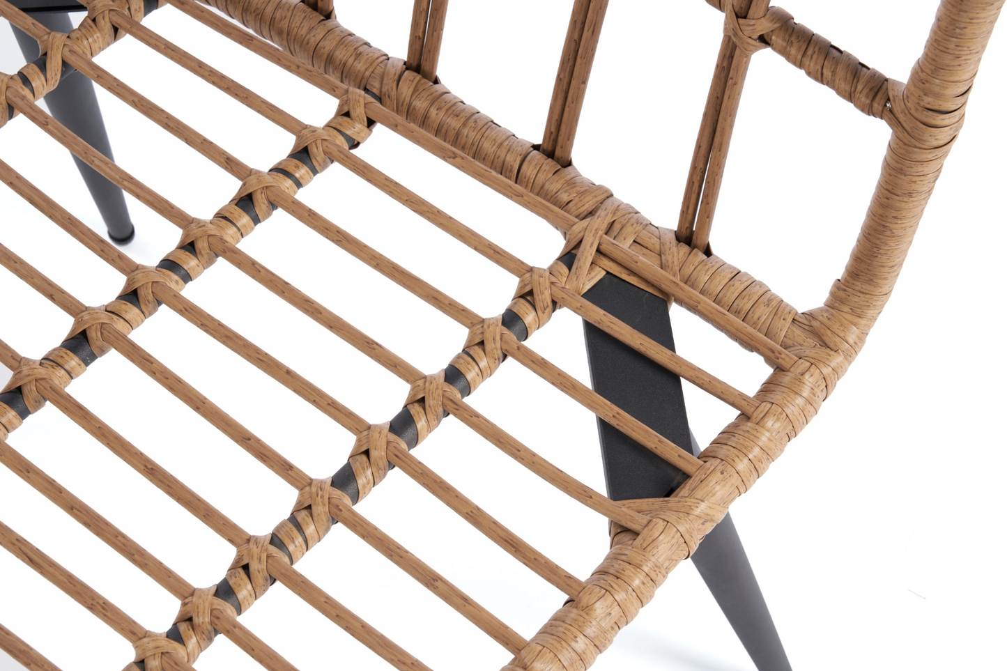Outdoor Garden Rattan Furniture Sofa And Table Set wood +yellow