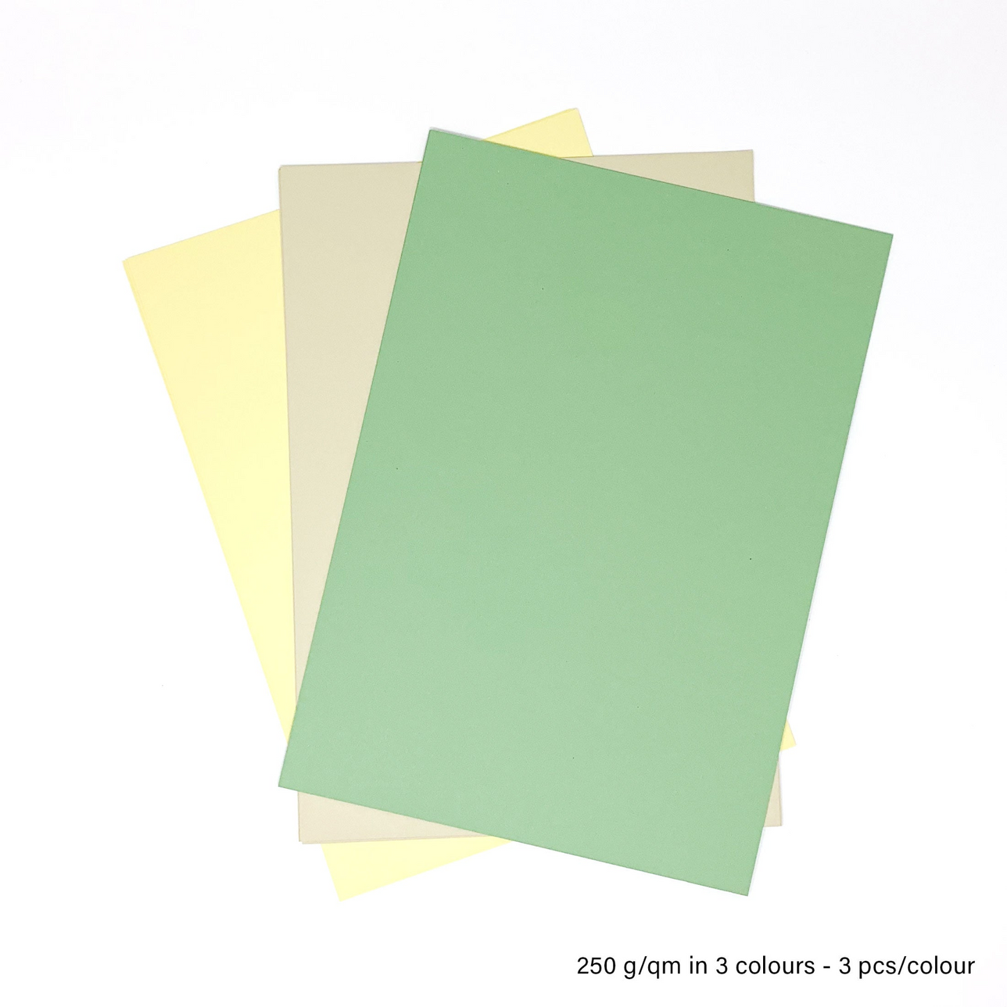 Colour Craft Paper - 100% Recycled, 4 thickness, 136 pcs