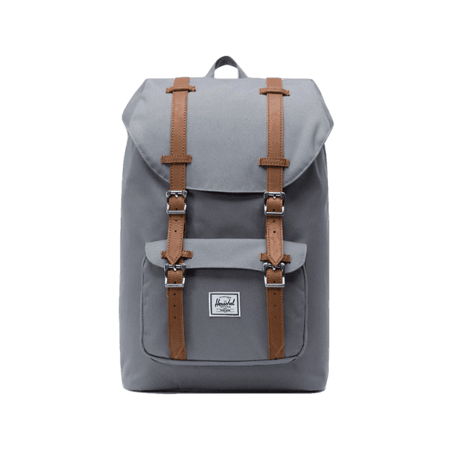 Hershel Little America Mid V. 13" Gray/Tan