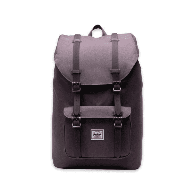 Hershel Little America Mid V. 13" Gray/Tan