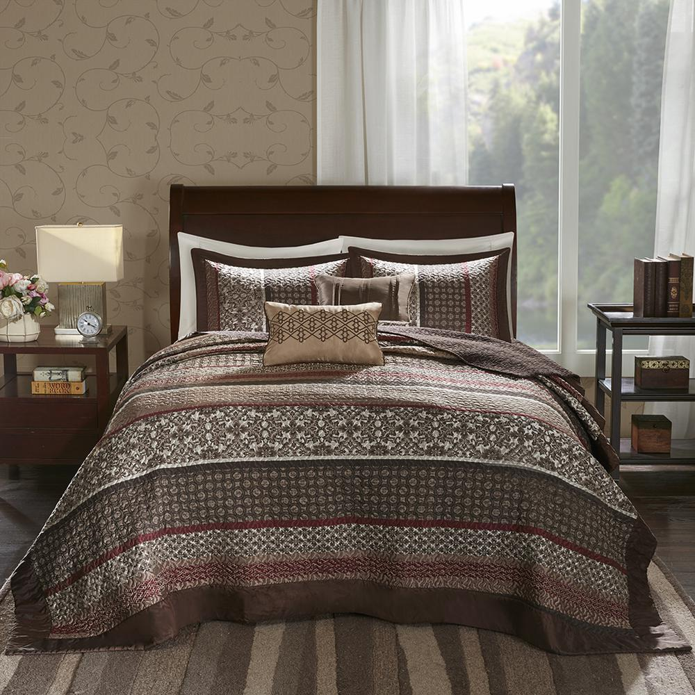 5 Piece Jacquard Bedspread Set,MP13-4339