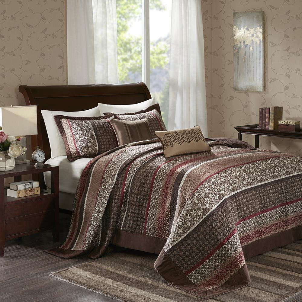5 Piece Jacquard Bedspread Set,MP13-4339