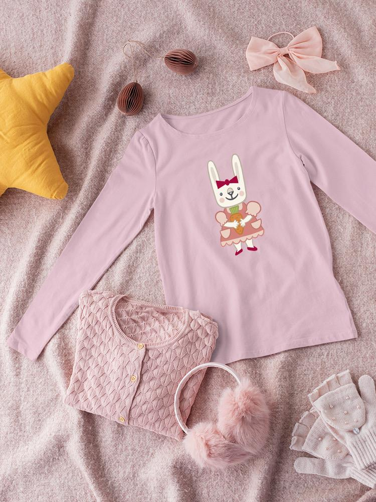 Bunny Girl With A Carrot T-shirt -Image by Shutterstock