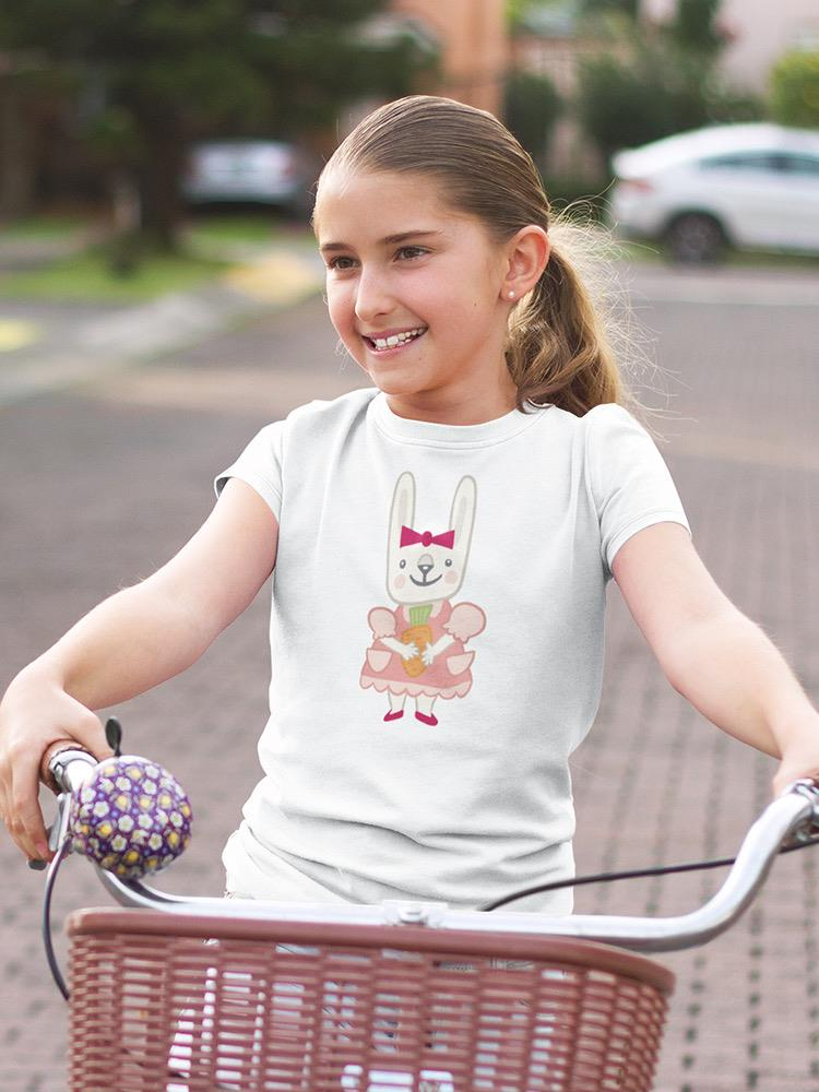 Bunny Girl With A Carrot T-shirt -Image by Shutterstock