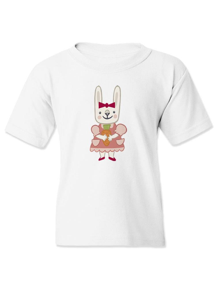 Bunny Girl With A Carrot T-shirt -Image by Shutterstock