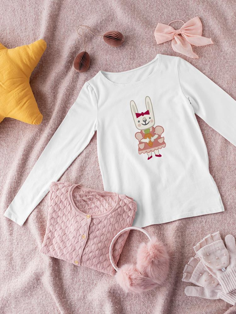 Bunny Girl With A Carrot T-shirt -Image by Shutterstock