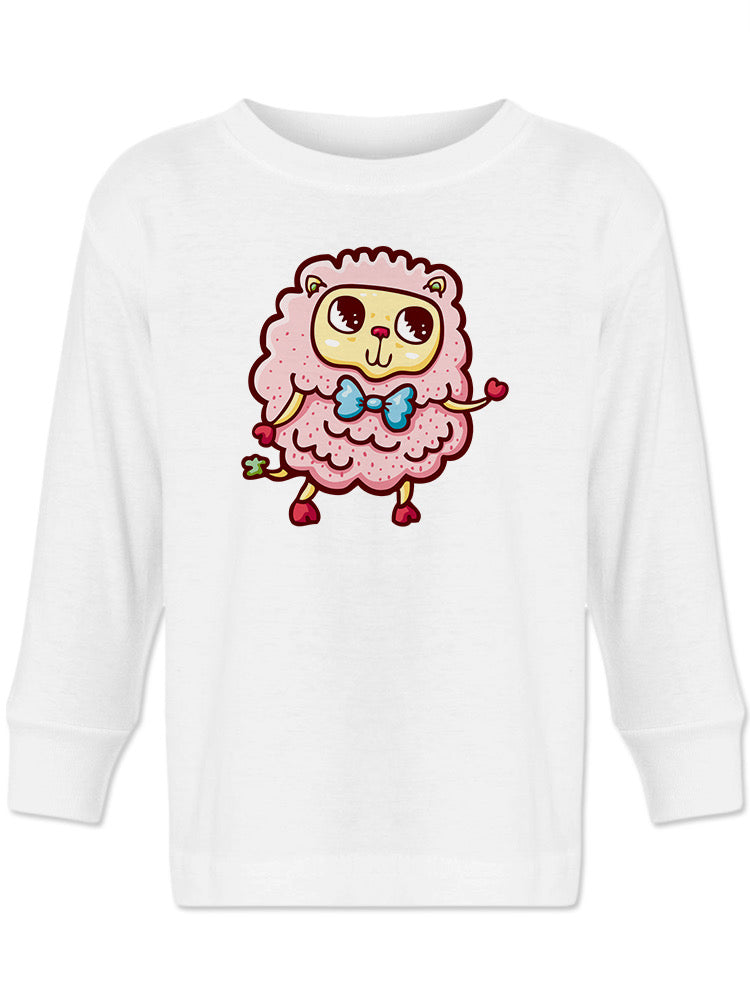 A Cute Sheep Looking Up T-shirt -Image by Shutterstock