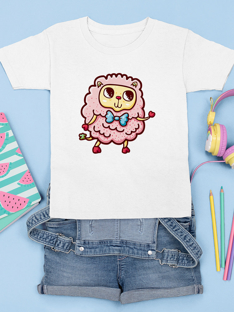 A Cute Sheep Looking Up T-shirt -Image by Shutterstock