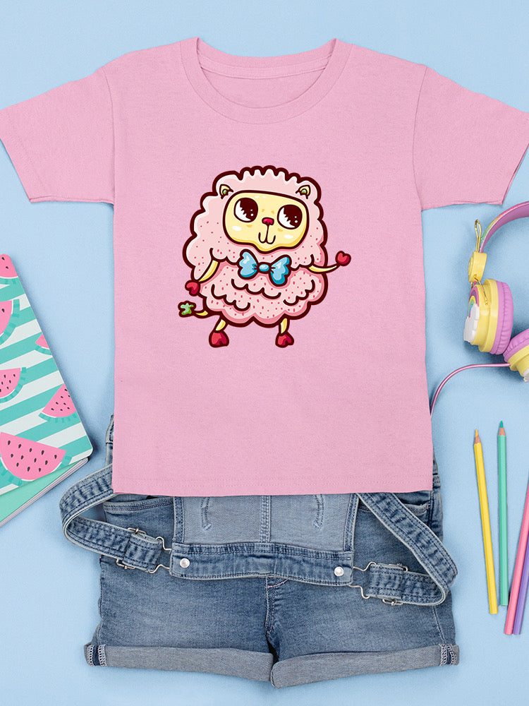 A Cute Sheep Looking Up T-shirt -Image by Shutterstock