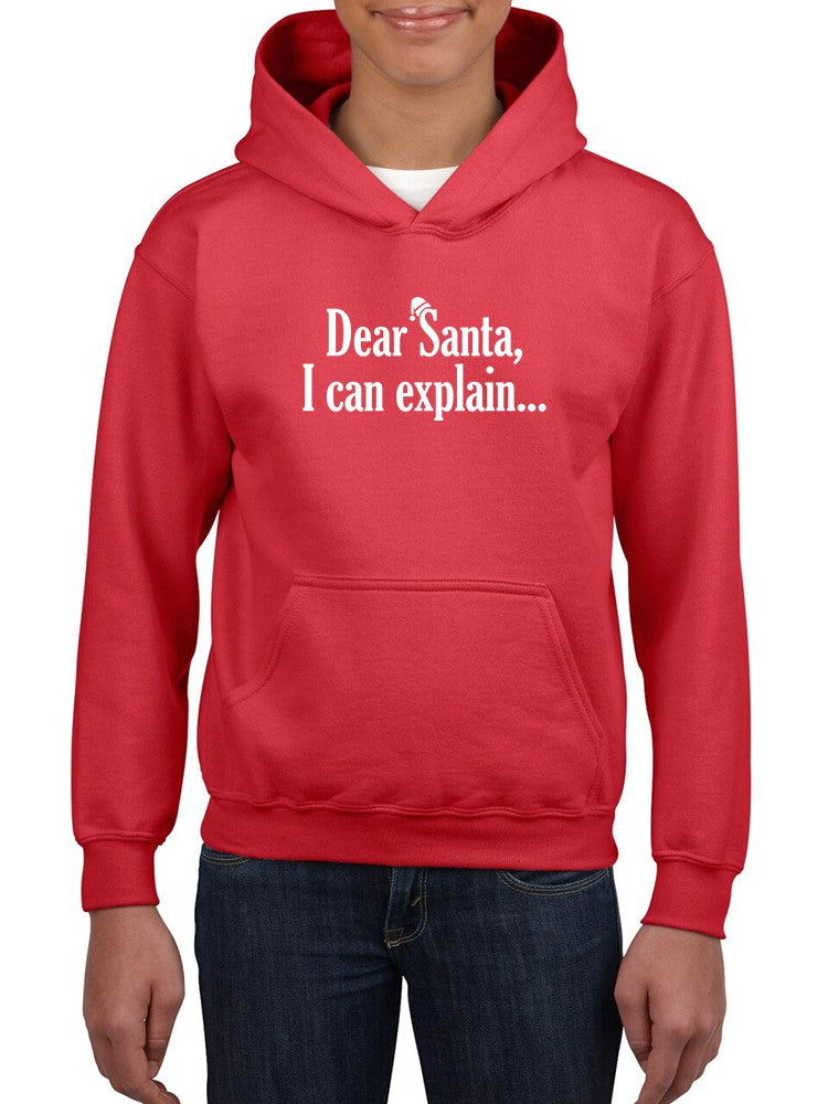 Dear Santa... Hoodie -SmartPrintsInk Designs