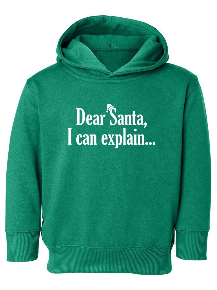 Dear Santa... Hoodie -SmartPrintsInk Designs