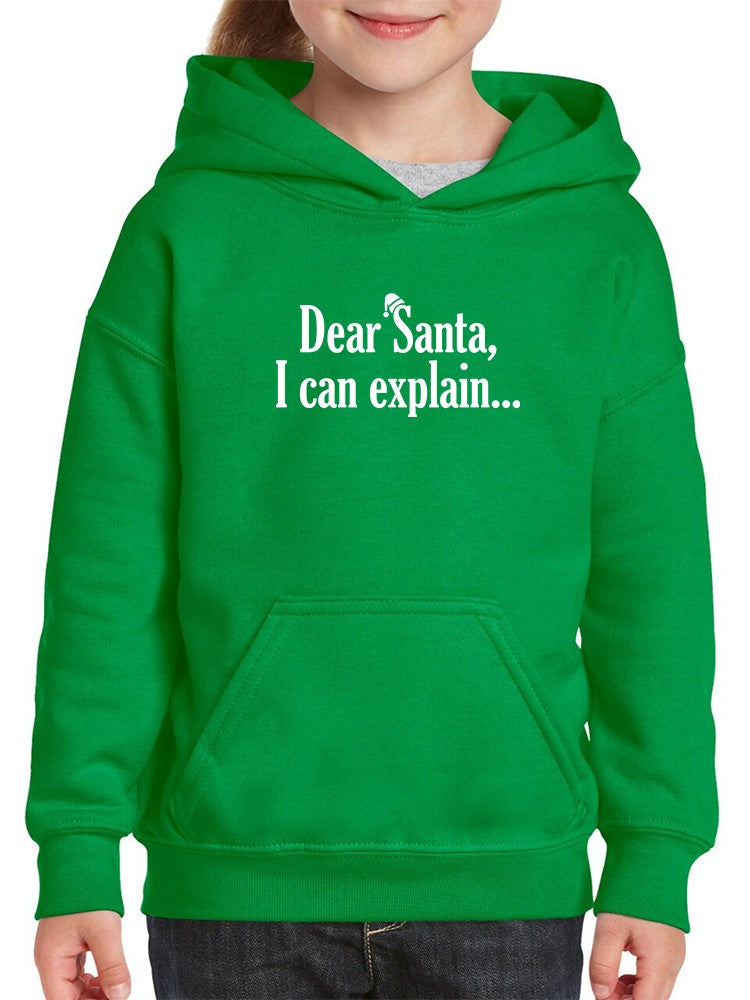 Dear Santa... Hoodie -SmartPrintsInk Designs