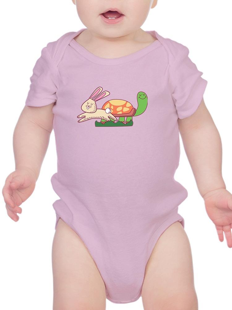 Bunny And Turtle Cute Cartoon Bodysuit -Image by Shutterstock
