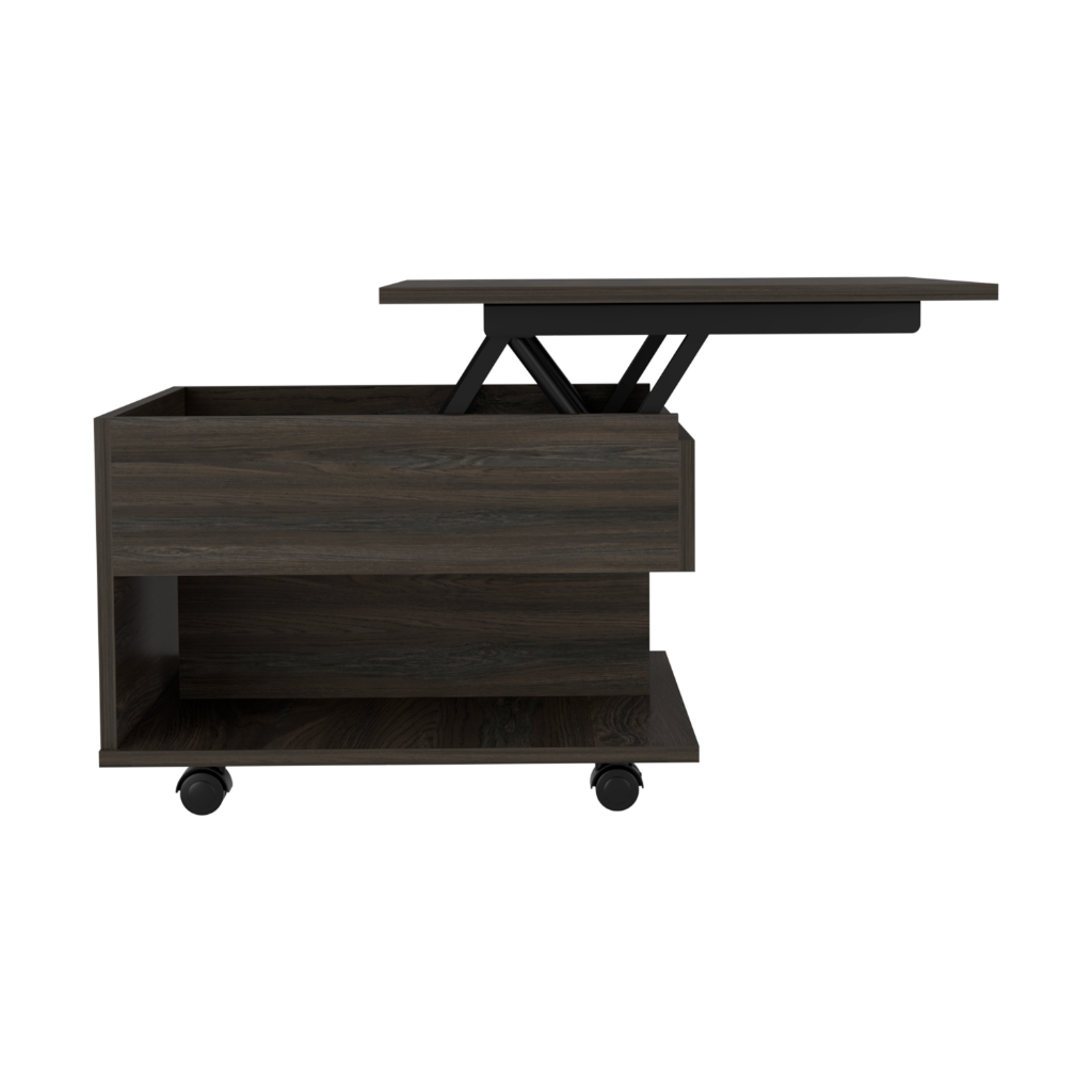 Babel Lift Top Coffee Table, Caster, One Shelf