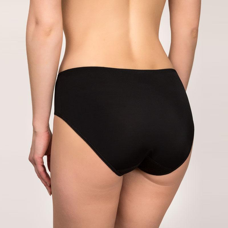 Geometric Full Brief Panty Viola Black