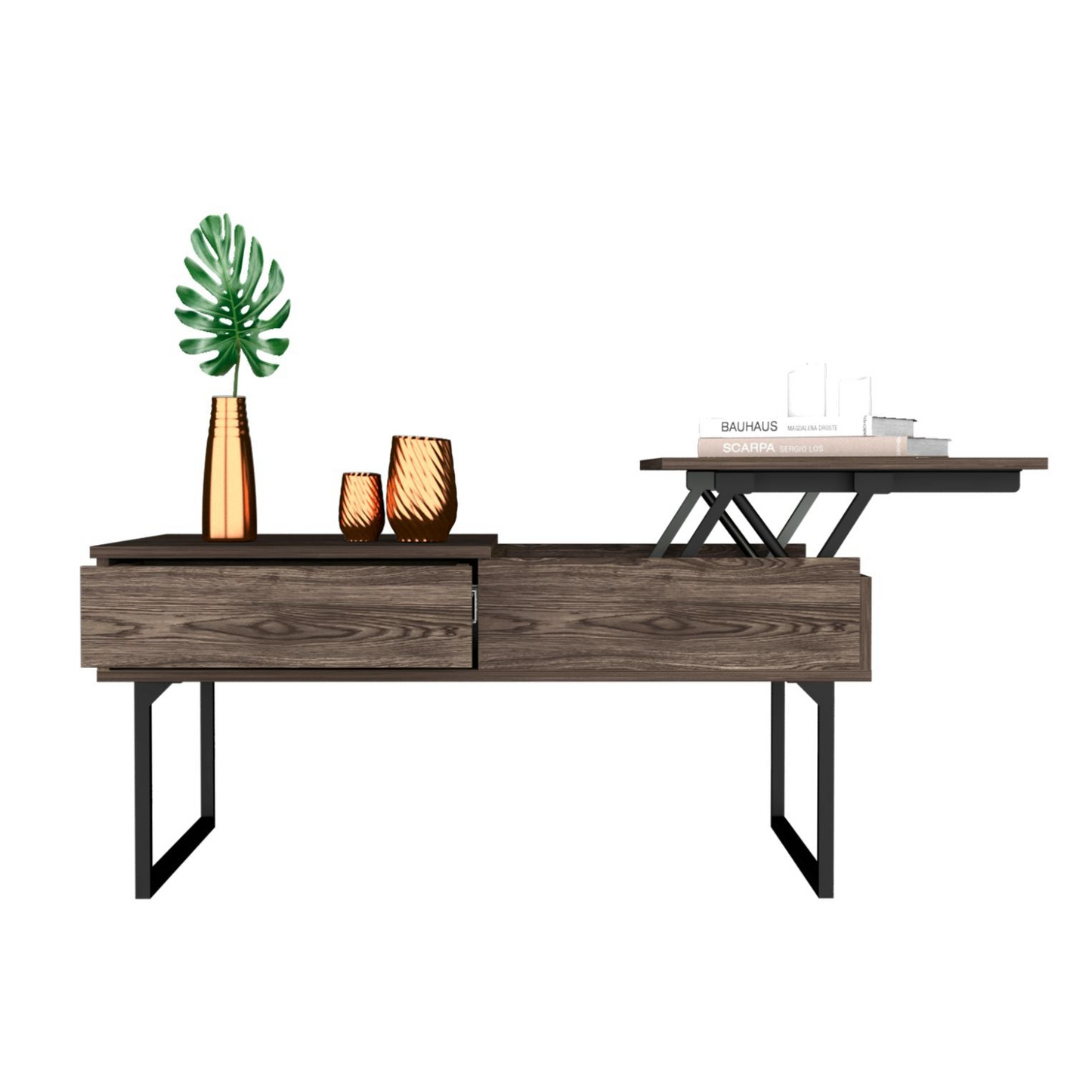 Manila Lift Top Coffee Table, One Drawer