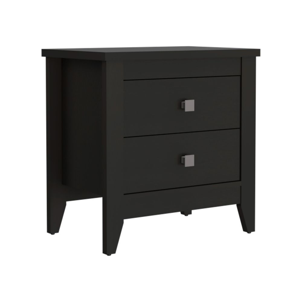 Oasis Nightstand, Two Shelves, Four Legs, Superior Top