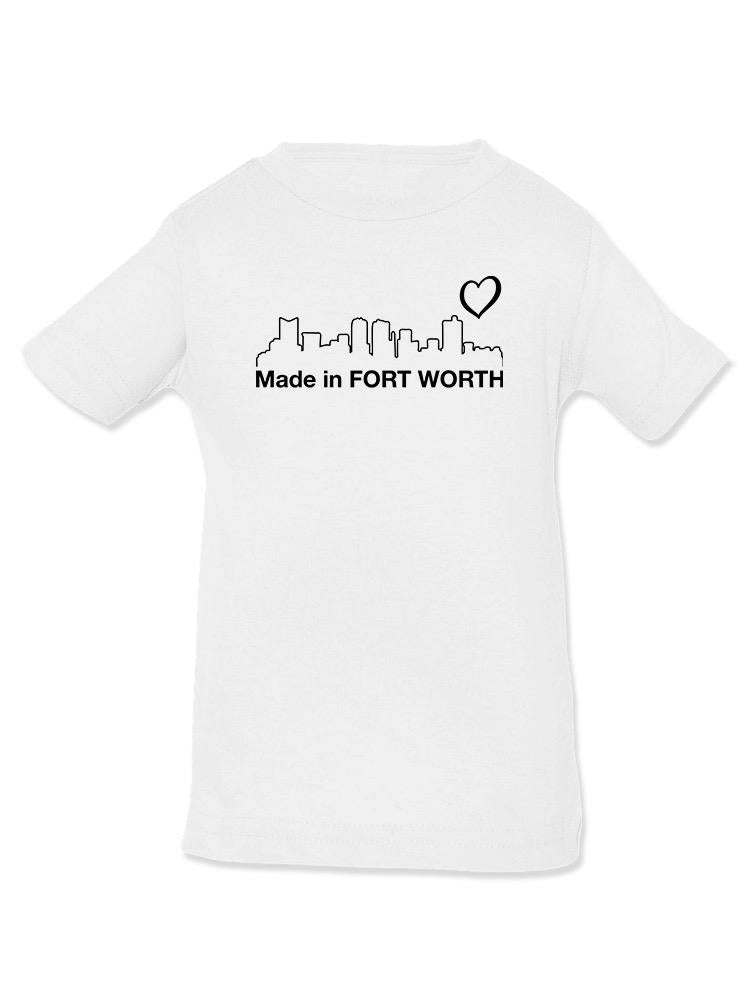 Made In Fort Worth. Landscape T-shirt -SmartPrintsInk Designs