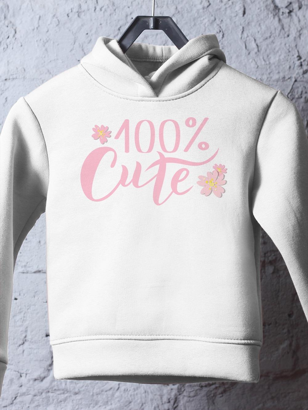 Cute 100 Percent Hoodie -Image by Shutterstock