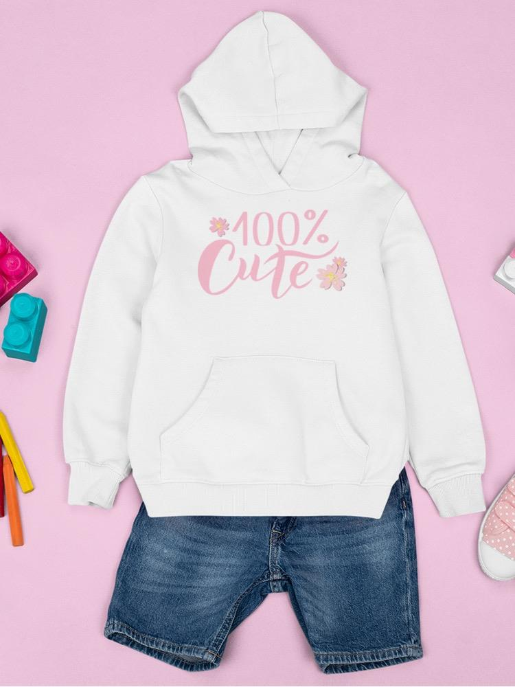 Cute 100 Percent Hoodie -Image by Shutterstock