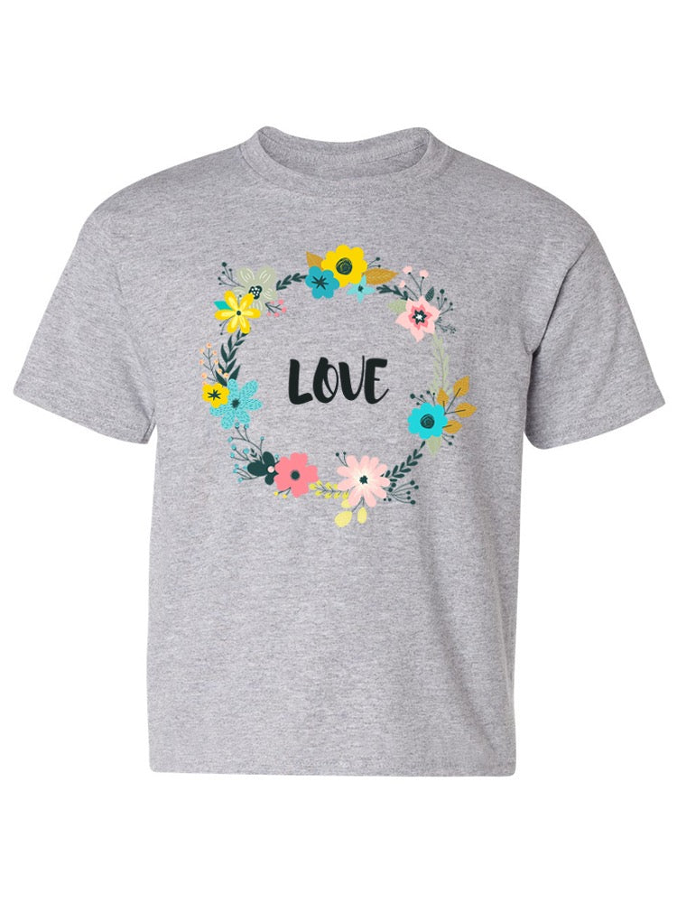 Love Wreath T-shirt -Image by Shutterstock