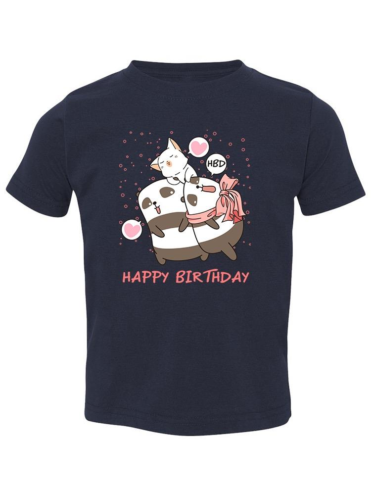 Happy Birthday Panda T-shirt -Image by Shutterstock